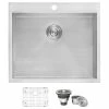 Wholesale 🔔 Ruvati 22-inch Deep Laundry Utility Sink 16 Gauge Stainless Steel - RVU6022 🧨 -kitchen fixtures Shop 0091a07501158f30 7248 w800 h800 b1 p0