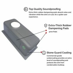 Buy π Italia Kitchen Series 8" Undermount Stainless Steel Bar Sink π 7 Buy π Italia Kitchen Series 8" Undermount Stainless Steel Bar Sink π -kitchen fixtures Shop 0531a9d20dae3727 2385 w800 h800 b1 p0