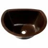 Discount 👍 Tesorotarasco 17" Oval Flat Back Copper Sink Handmade, Hand Made Copper, 🔨 Hammered Copper 🎁 -kitchen fixtures Shop 0571813103743158 8503 w800 h800 b1 p0