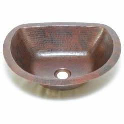 Discount 👍 Tesorotarasco 17" Oval Flat Back Copper Sink Handmade, Hand Made Copper, 🔨 Hammered Copper 🎁 -kitchen fixtures Shop 07d15fc2058dbe24 8503 w800 h800 b1 p0