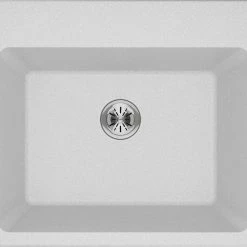 Cheap 🥰 Elkay Quartz Classic Drop-in Laundry Sink, Perfect Drain, White ⭐ -kitchen fixtures Shop 08c10e7a0cfff40f 0972 w800 h800 b0 p0