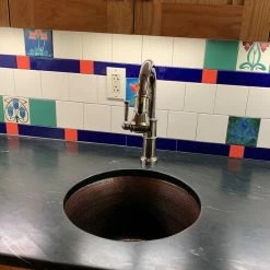 Cheap 🛒 Premier Copper Products 17" Large Round 🔨 Hammered Copper Bar/Prep Sink, Oil Rubbed Bronze 😍 -kitchen fixtures Shop 09a1cd8300774ca7 8185 w800 h800 b0 p0