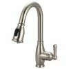 Top 10 🛒 Olympia Faucets, Inc. Accent Single Handle Pull-Down Kitchen Faucet, Pvd Brushed Nickel ✨ -kitchen fixtures Shop 0af13923002d643b 1798 w800 h800 b1 p0