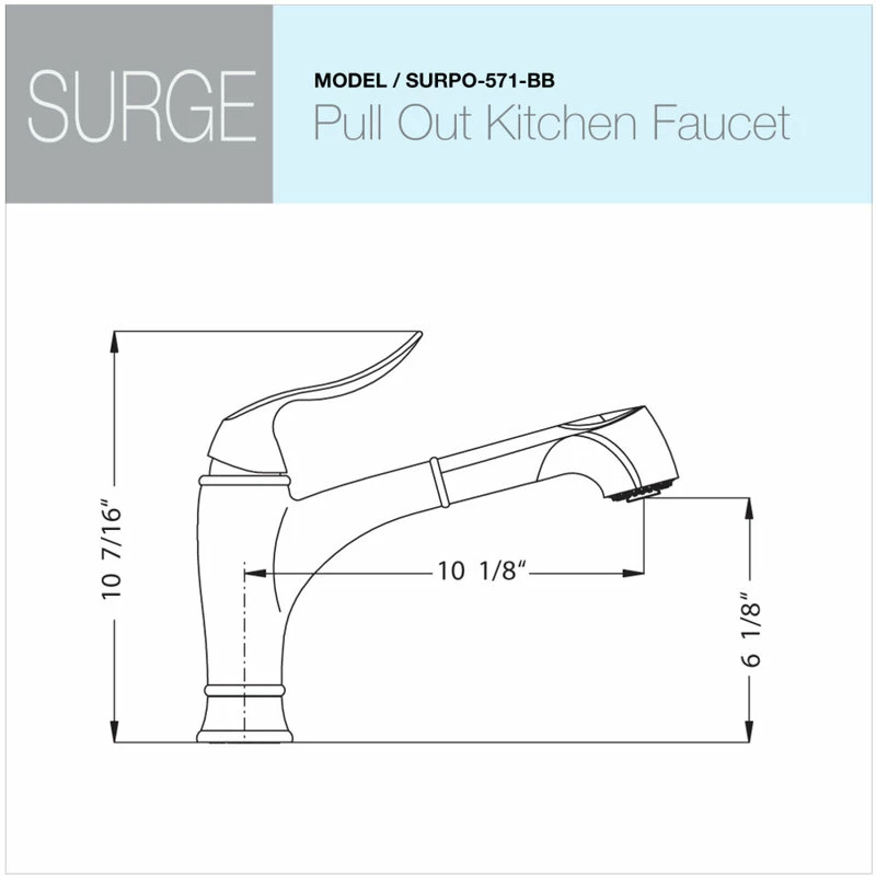 Brand new π₯ Houzer Inc. Surge Pull Out Kitchen Faucet With CeraDox Technology π 6 Brand new π₯ Houzer Inc. Surge Pull Out Kitchen Faucet With CeraDox Technology π - Image 4