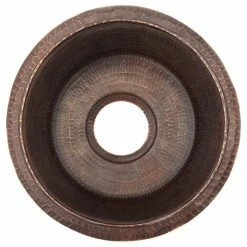 Hot Sale 🥰 Premier Copper Products 16" Round 🔨 Hammered Copper Bar Sink With 2" Drain Size, 3.5" 🔥 -kitchen fixtures Shop 0e4140c600774c65 4570 w800 h800 b1 p0