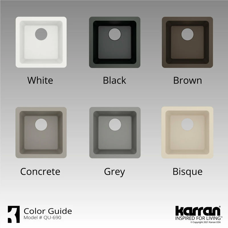 Coupon π Karran Undermount Quartz Composite 17" Bar Single Bowl Sink, White π₯ 10 Coupon π Karran Undermount Quartz Composite 17" Bar Single Bowl Sink, White π₯ - Image 8