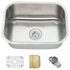 Budget π MR Direct Sinks And Faucets 2318 Single Bowl Stainless Steel Kitchen Sink, 16-Gauge, Ensemble π 2 Budget π MR Direct Sinks And Faucets 2318 Single Bowl Stainless Steel Kitchen Sink, 16-Gauge, Ensemble π -kitchen fixtures Shop 10f19d3b0c4107f5 1217 w800 h800 b1 p0
