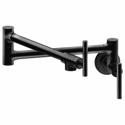 Coupon ⌛ Elkay Avado 4 GPM Wall Mount Pot Filler Faucet Matte Black, LKAV4091MB 🛒