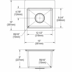 Best reviews of 😉 Elkay ECTSR15159TBG1 Crosstown Stainless Steel 15" X 15" Dual Mount Sink Kit, 1 Hole ⭐ -kitchen fixtures Shop 1f711c1d0e8b3617 1367 w800 h800 b1 p0