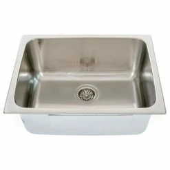 Best deal 👏 Italia Lavendaria Series 24" Dual Mount Stainless Steel Laundry Sink 🌟