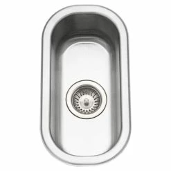 Best Sale 😀 Houzer Inc. Houzer CS-1105 Club 9-1/4" Single Basin Undermount 18-Gauge - Stainless Steel ⌛