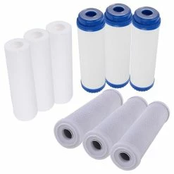 Outlet 😉 Yescom Replacement Filter Set Fit Reverse Osmosis, 9-Piece Set 👏