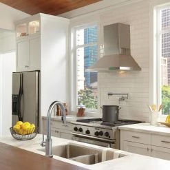 Best Sale 🤩 Delta Faucet Delta 1165LF 24" Wall-Mounted Pot Filler - Matte Black 😍 -kitchen fixtures Shop 26418e7700d03c1c 2415 w800 h800 b0 p0