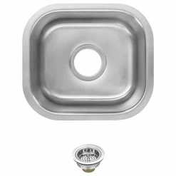 Coupon 🛒 Magnus Stainless Steel 18-Gauge Single Bowl Bar Sink ⌛