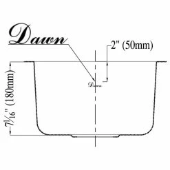 Best Sale ❤️ Dawn Kitchen & Bath Products, Inc Dawn BS1215 14" Single Bowl Undermount 18 Gauge Stainless Steel Bar Sink 🧨 -kitchen fixtures Shop 2c41ca42065de682 5641 w800 h800 b1 p0