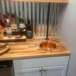Best Sale 🌟 Premier Copper Products BR12PC2 12" Round 🔨 Hammered Copper Bar Sink 🤩 -kitchen fixtures Shop 3161a09103239346 6102 w800 h800 b0 p0
