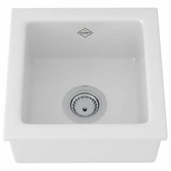 Best reviews of π€© Shaws RC1515 Lancaster 15" Drop In Or Undermount Single Basin - White π