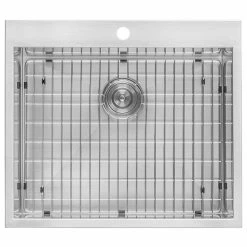 Best deal 😉 Ruvati Topmount Laundry Utility Sink, 25"x22"x12", Deep Stainless Steel 🎁