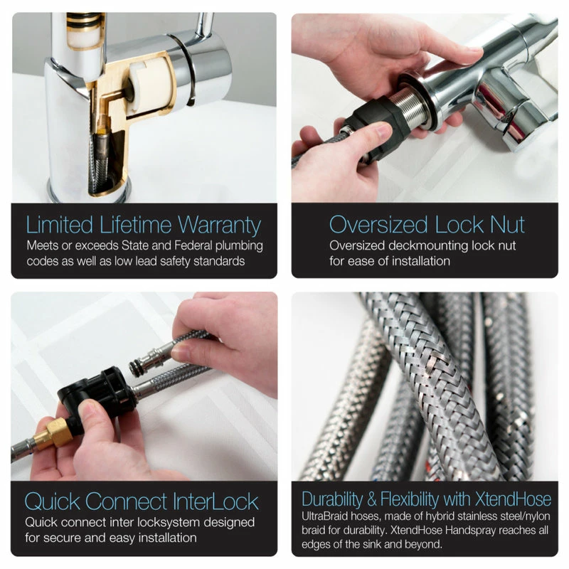 Brand new π₯ Houzer Inc. Surge Pull Out Kitchen Faucet With CeraDox Technology π 7 Brand new π₯ Houzer Inc. Surge Pull Out Kitchen Faucet With CeraDox Technology π - Image 5