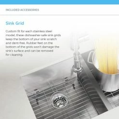 Budget π MR Direct Sinks And Faucets 2318 Single Bowl Stainless Steel Kitchen Sink, 16-Gauge, Ensemble π 11 Budget π MR Direct Sinks And Faucets 2318 Single Bowl Stainless Steel Kitchen Sink, 16-Gauge, Ensemble π -kitchen fixtures Shop 3a3197ee0c410799 5002 w800 h800 b0 p0