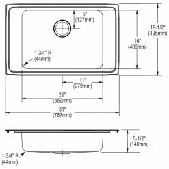 Budget π― Elkay DRKAD3119554 Lustertone Classic Stainless Steel 31" Classroom ADA Sink π 17 Budget π― Elkay DRKAD3119554 Lustertone Classic Stainless Steel 31" Classroom ADA Sink π -kitchen fixtures Shop 45219dde0e601a38 8239 w800 h800 b1 p0