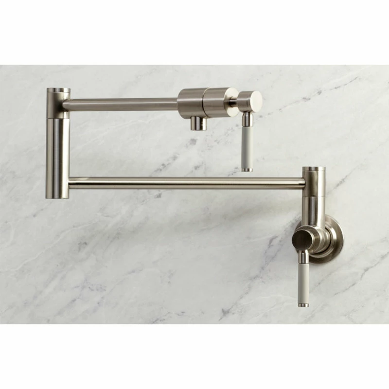 Brand new π Kingston Brass KS4108DKL Kaiser Wall Mount Pot Filler, Brushed Nickel π 6 Brand new π Kingston Brass KS4108DKL Kaiser Wall Mount Pot Filler, Brushed Nickel π - Image 4