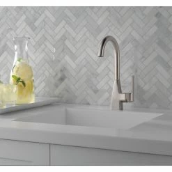 Deals 😉 Delta Faucet Delta Xander Single Handle Bar Faucet, Stainless, P1819LF-SS 👍 -kitchen fixtures Shop 4a91541f0cd1aa23 9020 w800 h800 b0 p0