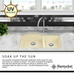 Coupon 😀 Nantucket Sinks 17" Single Bowl Undermount Granite Composite Bar-Prep Sink, Sand 🧨 -kitchen fixtures Shop 4d1116650dcd70ac 8216 w800 h800 b0 p0