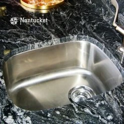 Best Pirce ✨ Nantucket Sinks Nantucket Rectangle Undermount Bar And Prep Sink, 18 Gauge, 18.5"x15"x8" ⭐ -kitchen fixtures Shop 4d6145490dd82059 5366 w800 h800 b0 p0
