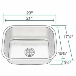 Budget π MR Direct Sinks And Faucets 2318 Single Bowl Stainless Steel Kitchen Sink, 16-Gauge, Ensemble π 9 Budget π MR Direct Sinks And Faucets 2318 Single Bowl Stainless Steel Kitchen Sink, 16-Gauge, Ensemble π -kitchen fixtures Shop 508185c30c4107f7 1217 w800 h800 b1 p0