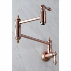Best reviews of 🎁 Kingston Brass KS310ALAC Restoration Wall Mount Pot Filler Kitchen Faucet, Antique Copper ⌛ -kitchen fixtures Shop 5081e9a4013a5760 0380 w800 h800 b0 p0