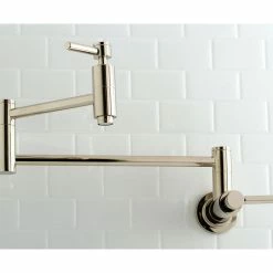 Discount π Kingston Brass Wall Mount Pot Filler Kitchen Faucet, Polished Nickel 𧨠11 Discount π Kingston Brass Wall Mount Pot Filler Kitchen Faucet, Polished Nickel 𧨠-kitchen fixtures Shop 51f189e70c66f2d2 5869 w800 h800 b0 p0