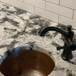 Outlet 🎁 Premier Copper Products 12" Round 🔨 Hammered Copper Bar Sink With 2" Drain Size, Oil Rubbed Bronze 💯 -kitchen fixtures Shop 5df18a7d00774c91 8186 w800 h800 b0 p0