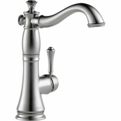 Best Pirce 😍 Delta Faucet Delta Cassidy Single Handle Bar/Prep Faucet, Arctic Stainless, 1997LF-AR 🌟