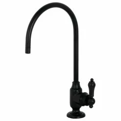 Deals ✨ Kingston Brass Single-Handle Water Filtration Faucet, Matte Black 🔔