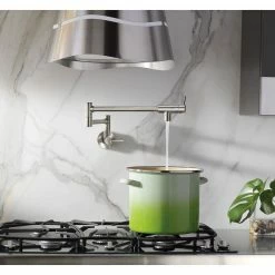 Discount 🔥 Moen Modern Pot Filler 2-Handle Kitchen Faucet, Spot Resist Stainless 🔥 -kitchen fixtures Shop 61e155470d5aa94f 6565 w800 h800 b0 p0