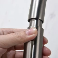 Cheapest 🛒 Blossom Kitchen & Bath Supply Brass Single Handle Pull Out Kitchen Faucet, Brush Nickel 🥰 -kitchen fixtures Shop 66d1bc730e48077a 4393 w800 h800 b0 p0