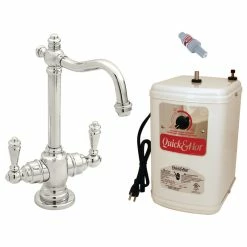 Brand new 👏 Westbrass Victorian 9" Hot And Cold Water Dispenser And Tank In Polished Nickel ⌛
