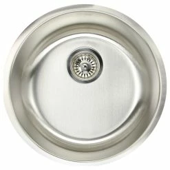 Cheap 🛒 Nantucket Sinks Round Undermount Stainless Steel Bar And Prep Sink, 18 Gauge 🎁