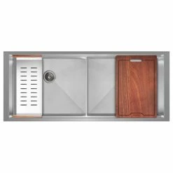 Brand new 🧨 Swiss Madison Rivage 45 X 19 Dual Basin Undermount Kitchen Workstation Sink ⌛ -kitchen fixtures Shop 70f121d90fc6becd 1411 w800 h800 b1 p0