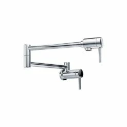 Top 10 🛒 Delta Faucet Delta Contemporary Wall Mount Pot Filler, Chrome, 1165LF ⭐