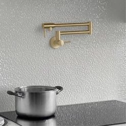 Promo π STYLISH Stainless Steel Wall Mount Pot Filler Folding Stretchable π 24 Promo π STYLISH Stainless Steel Wall Mount Pot Filler Folding Stretchable π -kitchen fixtures Shop 7971f92d00e760e2 9961 w800 h800 b0 p0