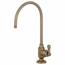 Brand new 🌟 Kingston Brass Single-Handle Water Filtration Faucet, Antique Brass 😍