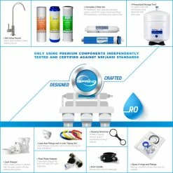 New π ISpring Water Systems ISpring RCC7P 5-Stage Under-Sink RO Water Filter System With Booster Pump π 12 New π ISpring Water Systems ISpring RCC7P 5-Stage Under-Sink RO Water Filter System With Booster Pump π -kitchen fixtures Shop 7ef1374802547bb5 4225 w800 h800 b0 p0