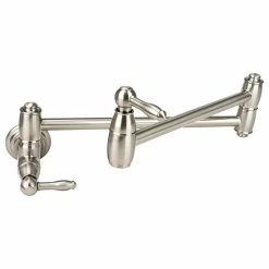 Budget 😉 Brienza By Italia Traditional Wall-Mount Pot Filler In Brushed Nickel 😉