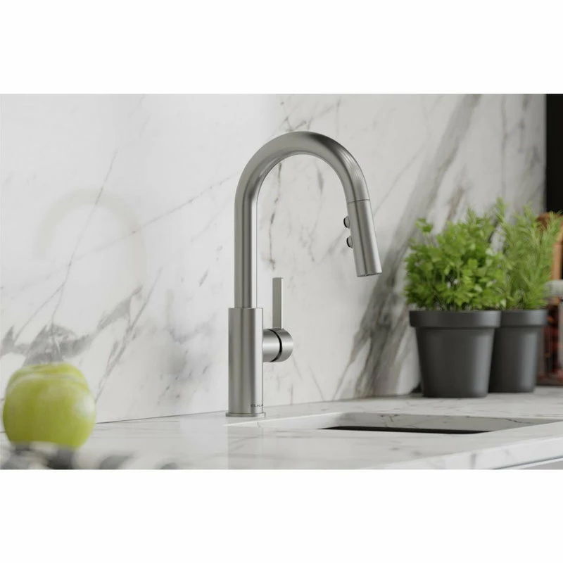 Brand new π Elkay Avado 1.8 GPM Pullout Spray 1 Hole Bar Faucet Lustrous Steel, LKAV3032LS π 4 Brand new π Elkay Avado 1.8 GPM Pullout Spray 1 Hole Bar Faucet Lustrous Steel, LKAV3032LS π - Image 2