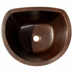 Discount 👍 Tesorotarasco 17" Oval Flat Back Copper Sink Handmade, Hand Made Copper, 🔨 Hammered Copper 🎁 -kitchen fixtures Shop 8d315f4d03743153 8503 w800 h800 b1 p0