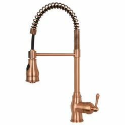 Top 10 😍 Akicon Copper Pre-Rinse Spring Kitchen Faucet With Pull Down Sprayer 🔔