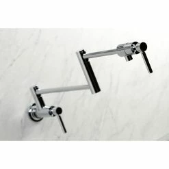 Cheapest 👍 Kingston Brass KS4101DL Concord Wall Mount Pot Filler, Polished Chrome 👏 -kitchen fixtures Shop 9241f613013a57f2 1385 w800 h800 b0 p0