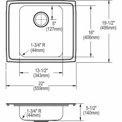 Outlet π₯ Elkay DRKAD2220554 Lustertone Classic Stainless Steel 22" Drop-in Classroom ADA Sink β 17 Outlet π₯ Elkay DRKAD2220554 Lustertone Classic Stainless Steel 22" Drop-in Classroom ADA Sink β -kitchen fixtures Shop 92918d9b0e601a12 1386 w800 h800 b1 p0